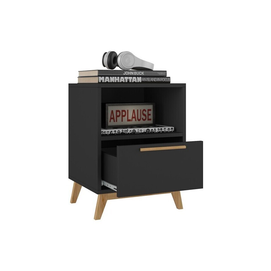 Dakota Black Side Table – image 1