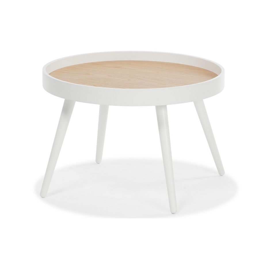 Amsterdam – White Round Side Table