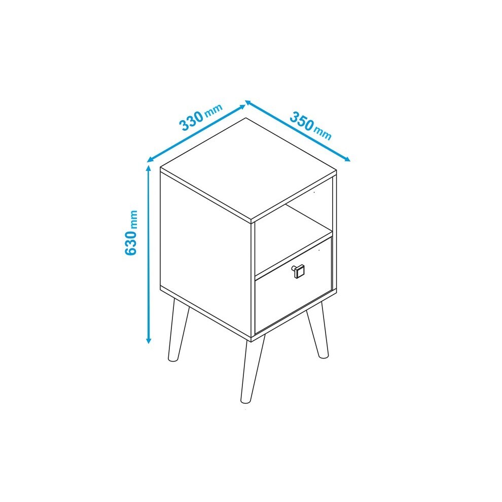 Savannah White Side Table – image 3