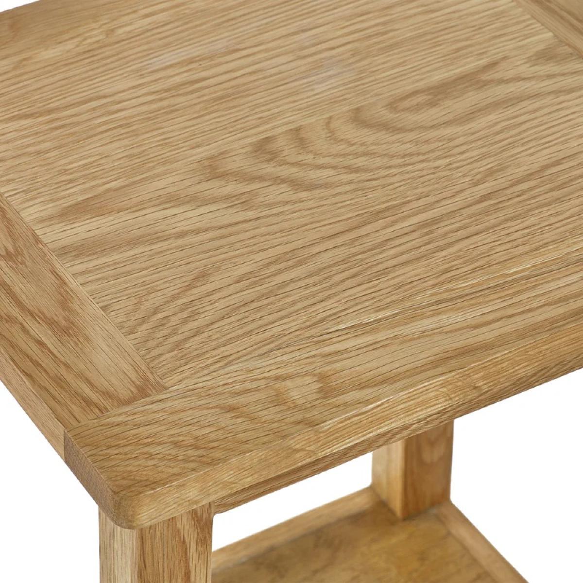 Julian Bowen Mallory Lamp Table In LightWood – image 4