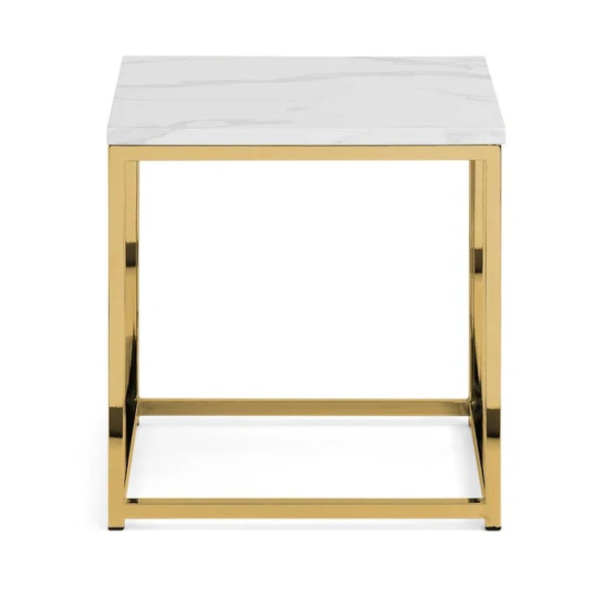 Julian Bowen Scala Lamp Table - Gold – image 3