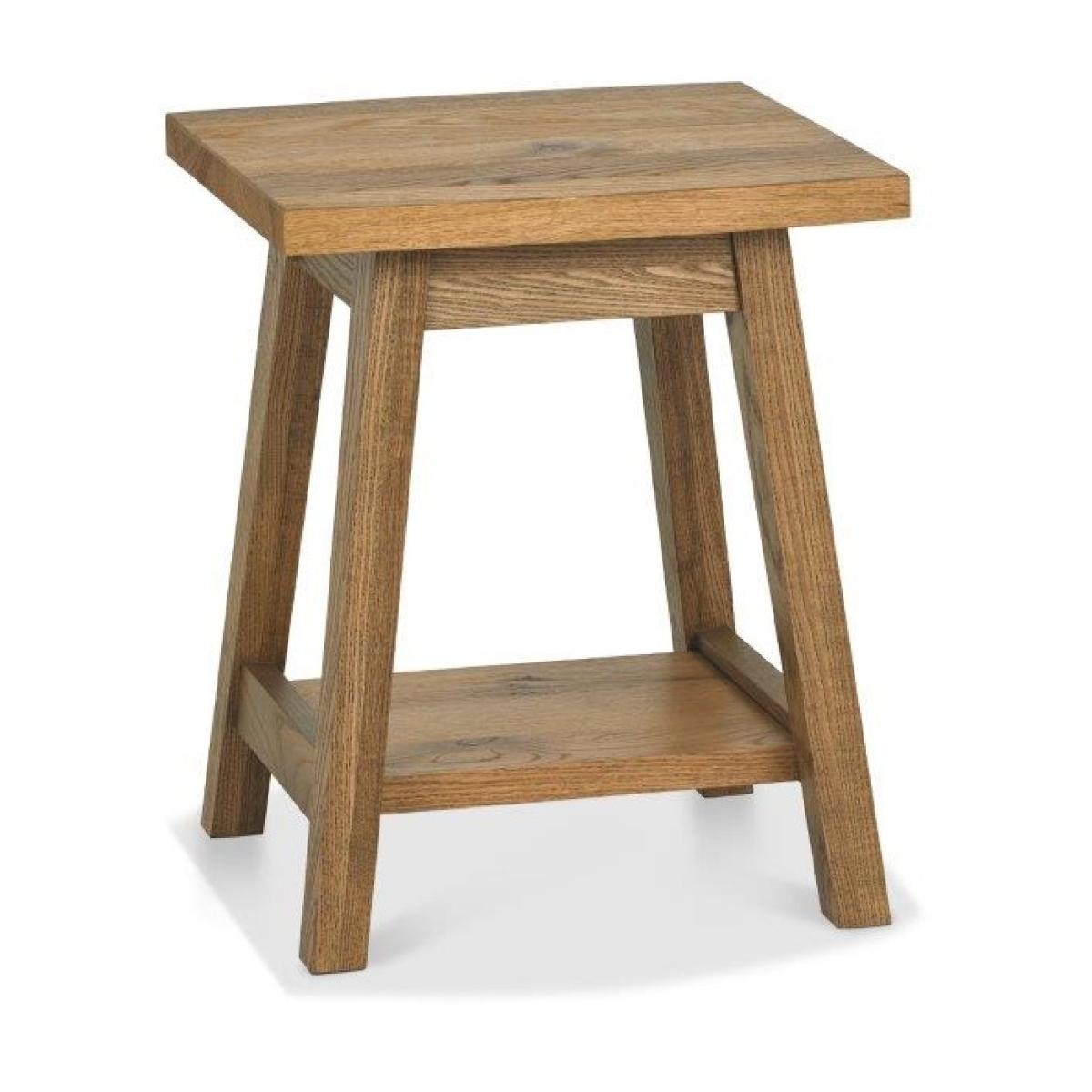 Brandon Rustic Oak Lamp Table – image 5