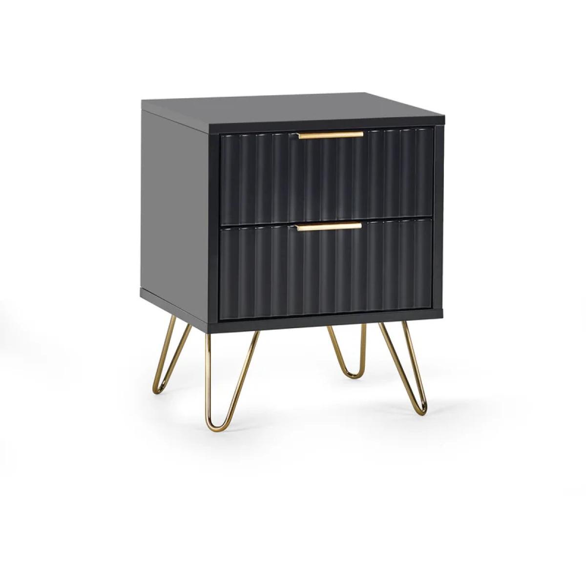 Julian Bowen Murano Lamp Table - Matt Black In MattBlack – image 2