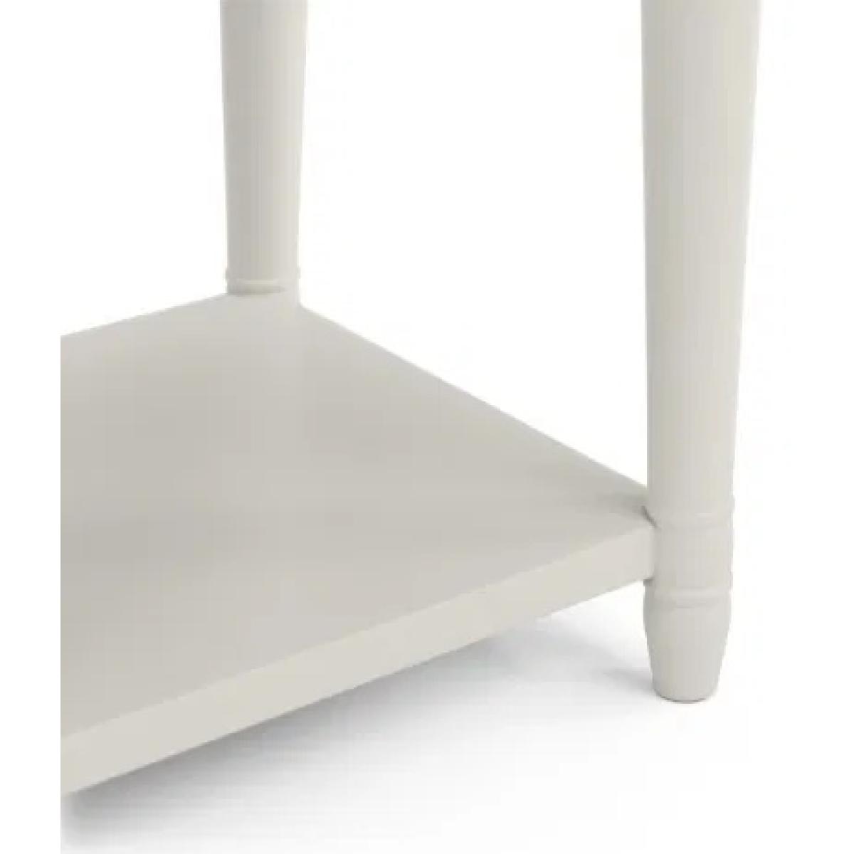 Julian Bowen Provence 1 Drawer Lamp Table In GreyOak – image 9