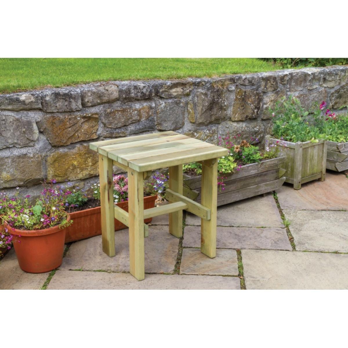 Zest Garden Lily Relax Wooden Side Table In Natural – image 4