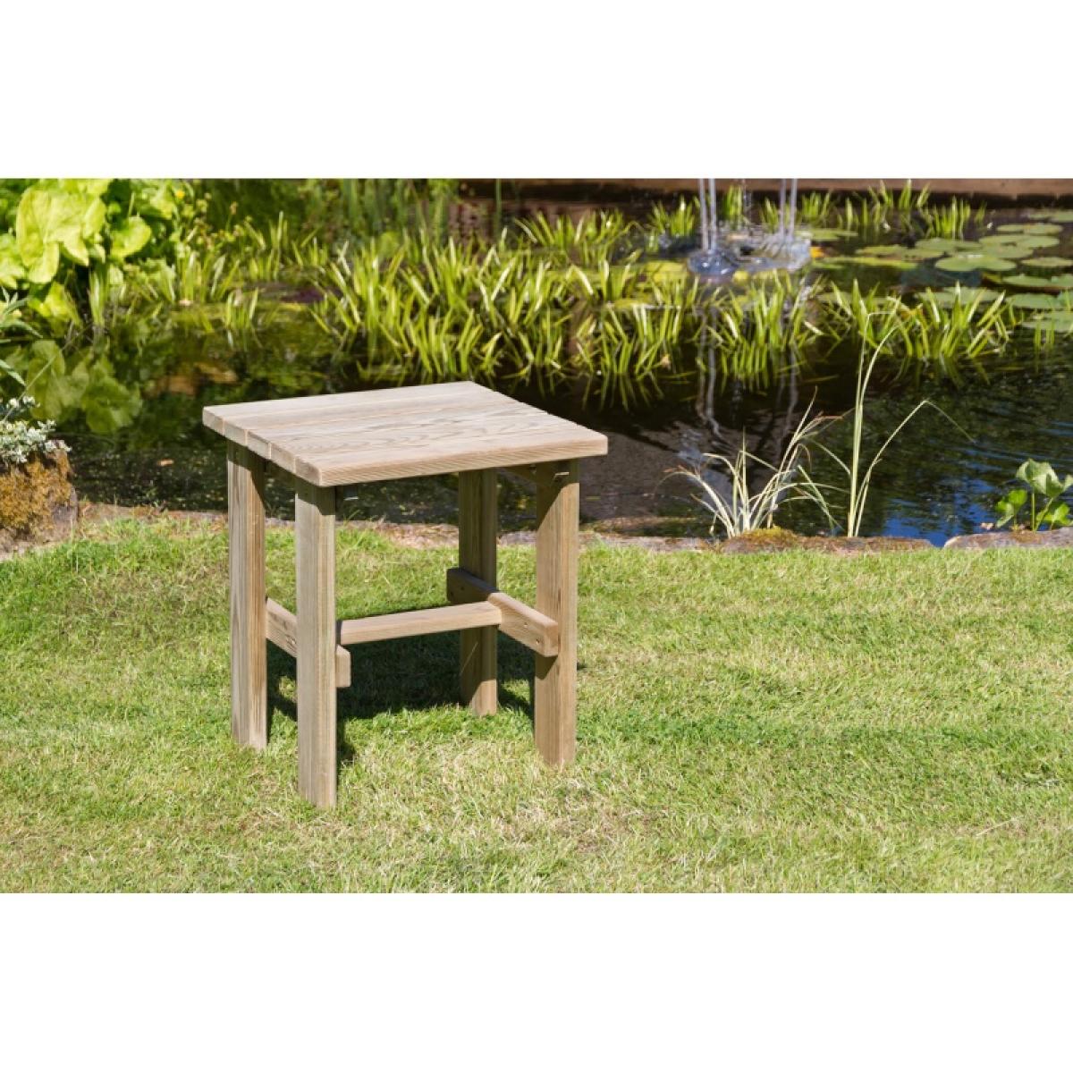Zest Garden Lily Relax Wooden Side Table In Natural – image 5