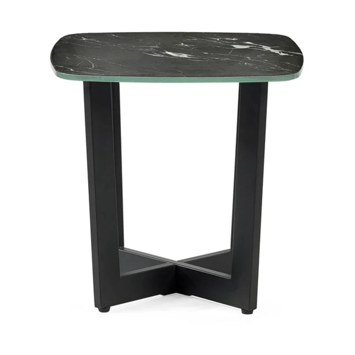Julian Bowen Olympus Lamp Table - Black Marble In BlackMarble – image 2