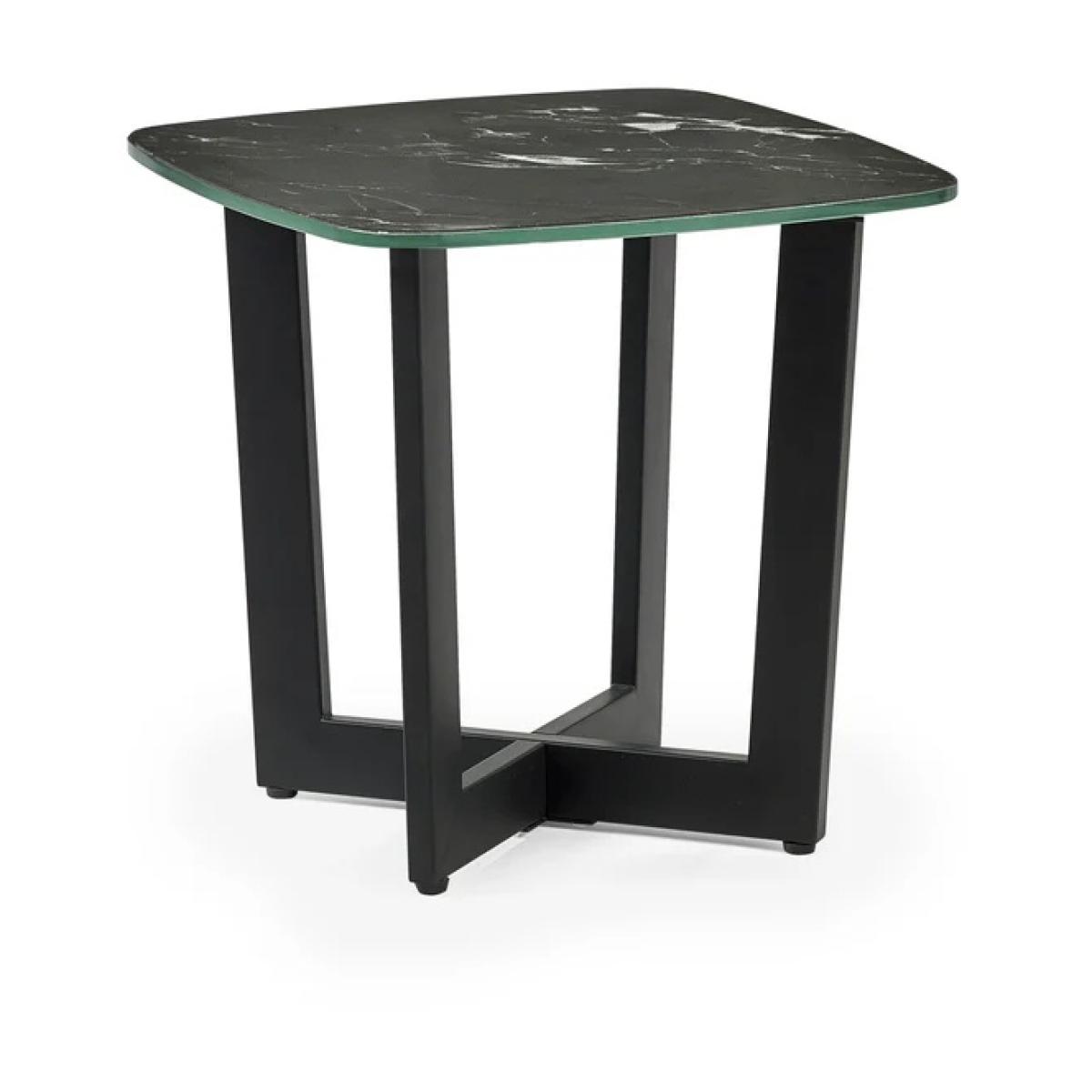 Julian Bowen Olympus Lamp Table - Black Marble In BlackMarble – image 3