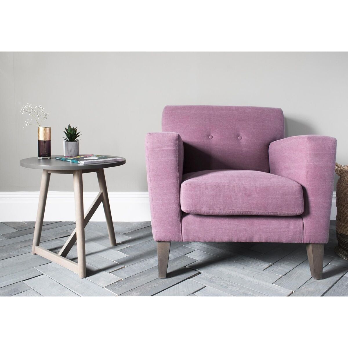 Simon Side Table in Grey – image 2