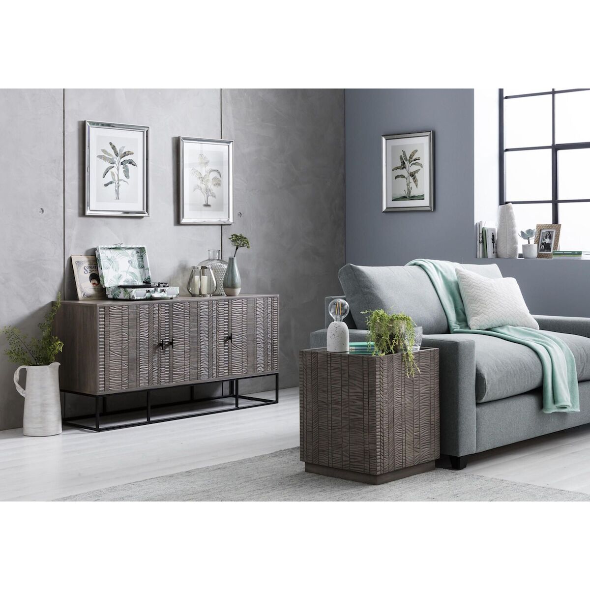 Ollin Acacia Cube Side Table – image 3