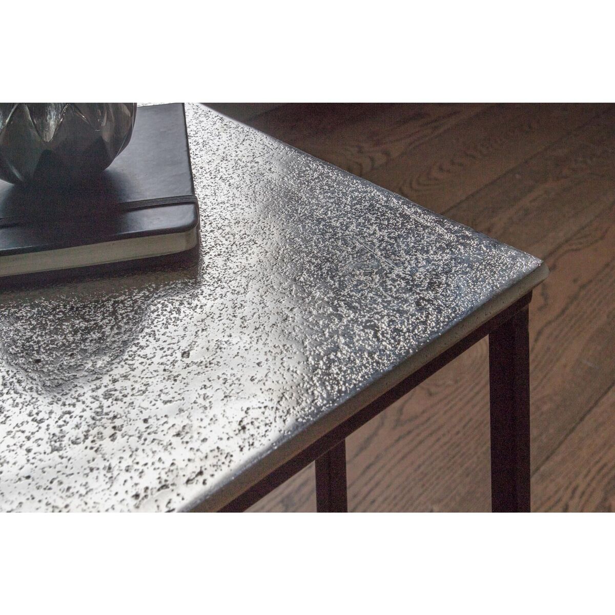 Stark Metal Side Table in Antique Bronze – image 2