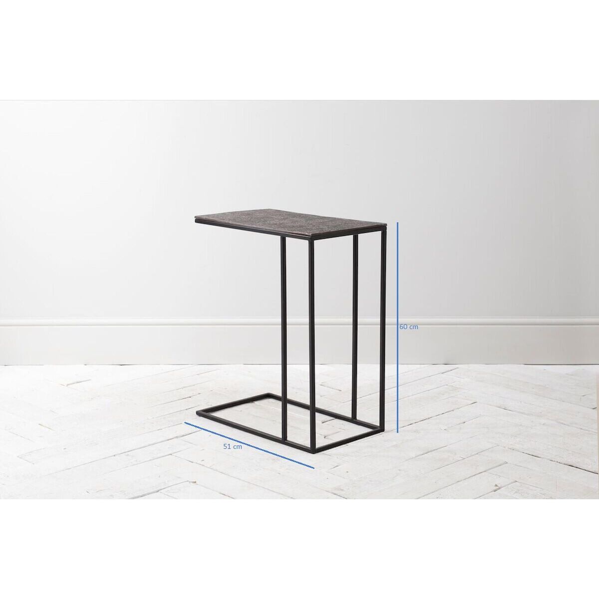 Stark Metal Side Table in Antique Bronze – image 6