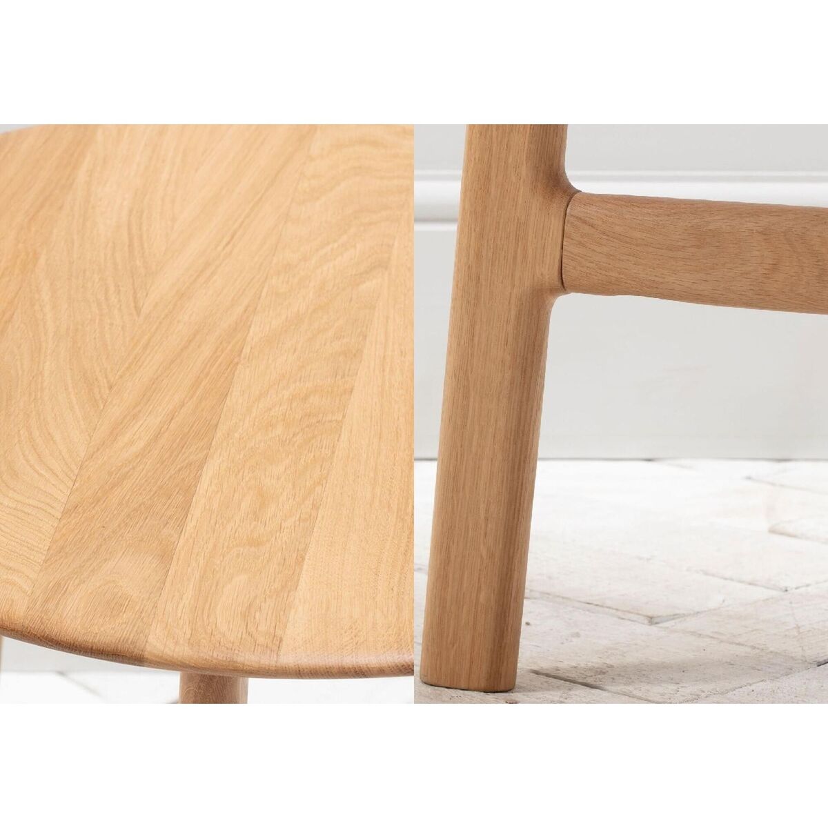 Menorca Oak Round Side Table – image 3