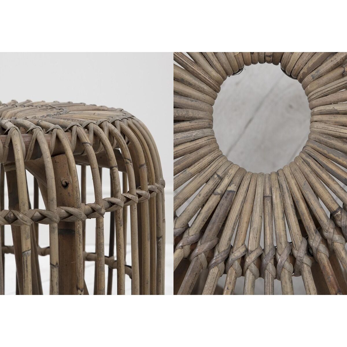 Kira Rattan Side Table, Large – image 4
