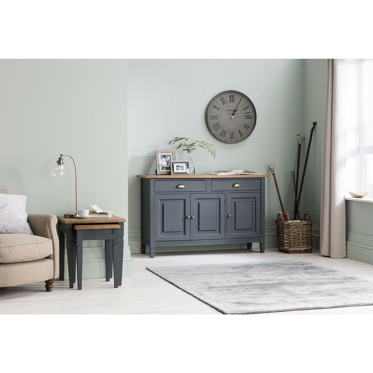 Sienna Nesting Tables in Myrtle Green – image 2