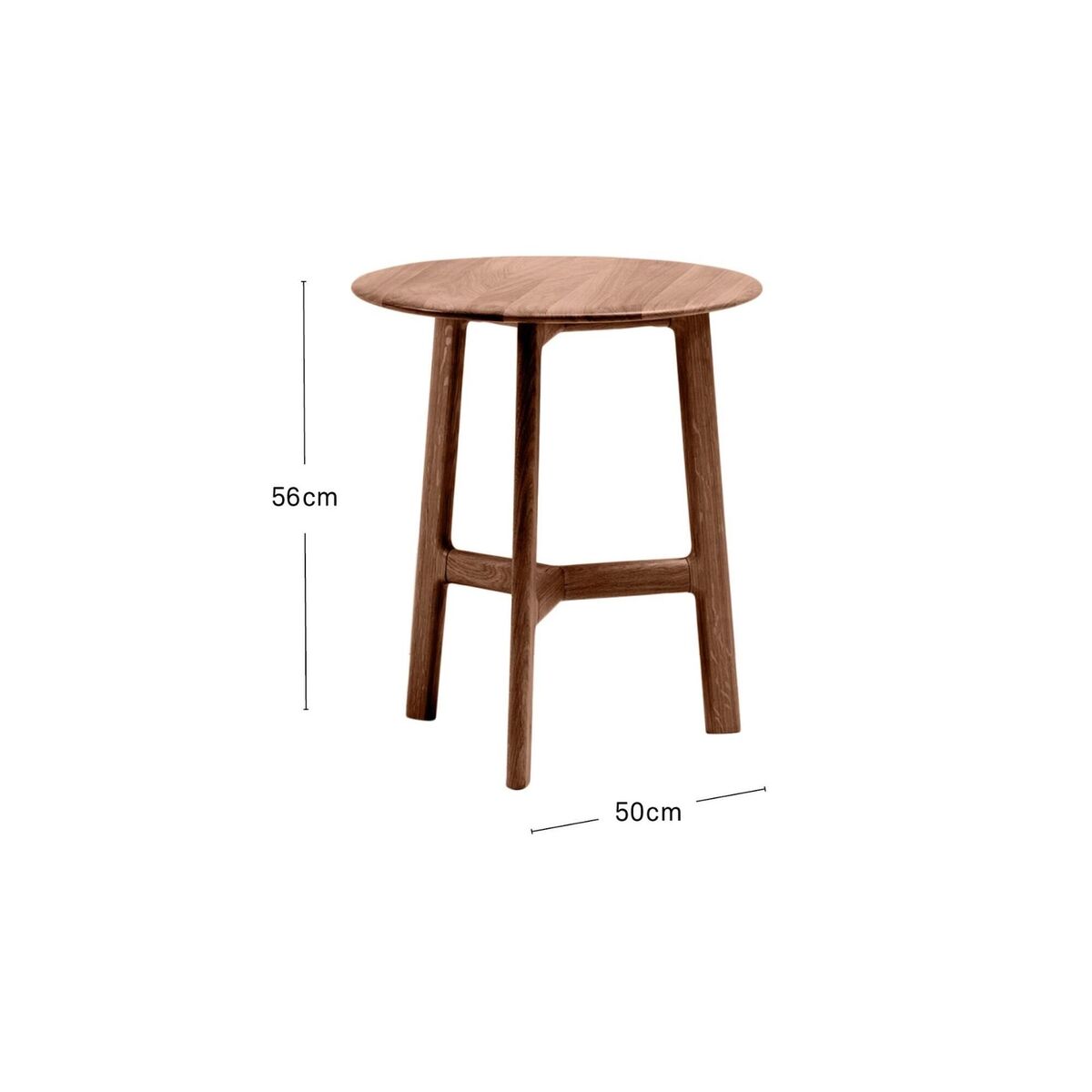 Menorca Walnut Side Table – image 6