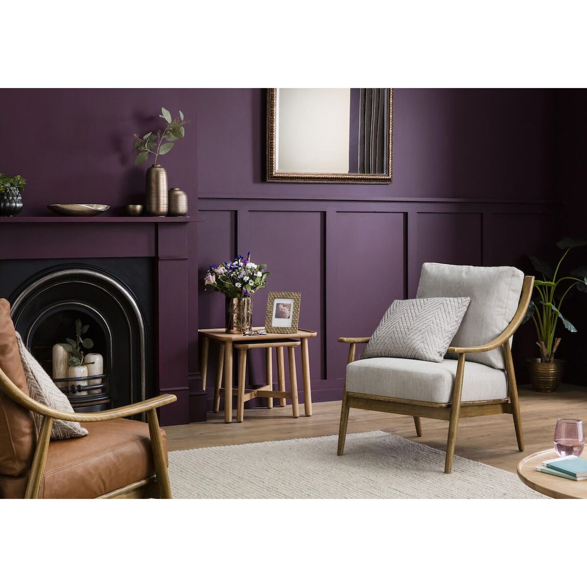 Noranda Oak Nesting Tables – image 3