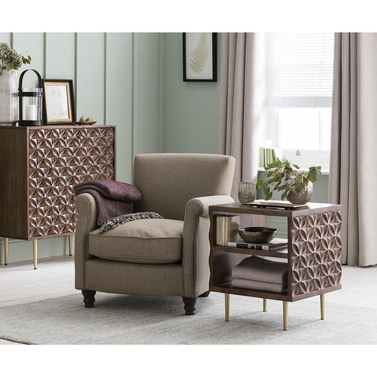 Gilda Acacia Side Table – image 2