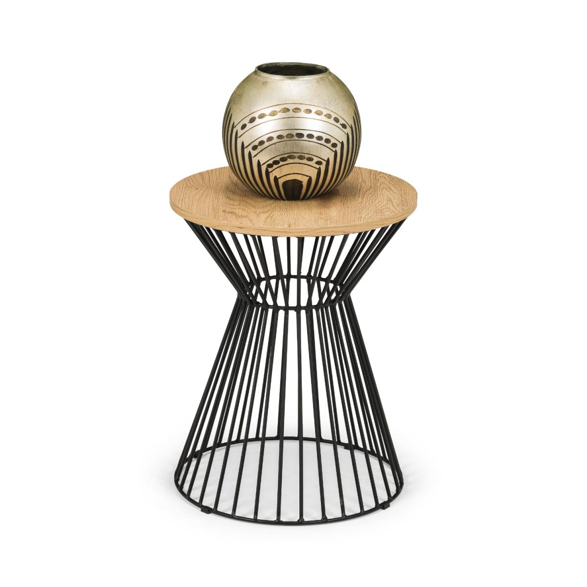 Jersey Wire Lamp Table - Euro Oak – image 2