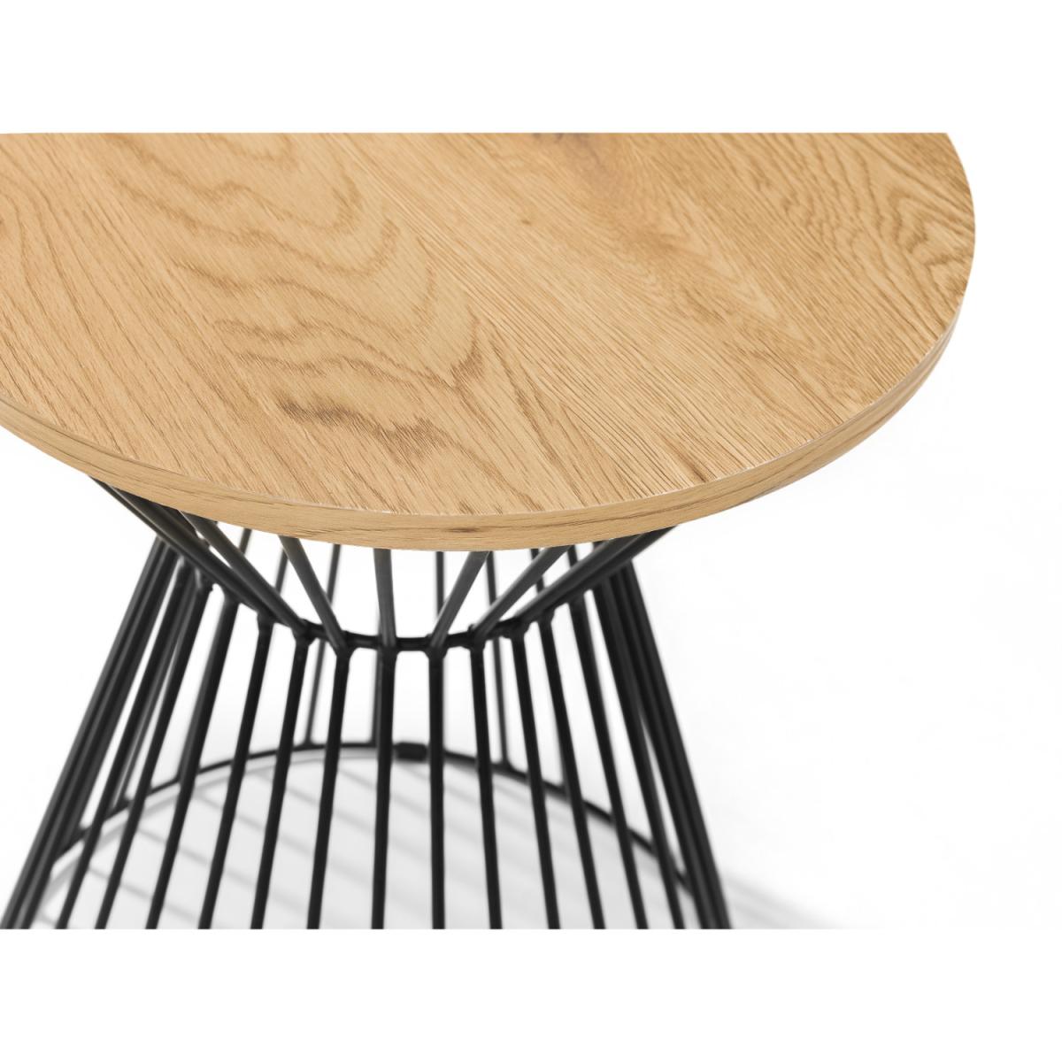Jersey Wire Lamp Table - Euro Oak – image 3