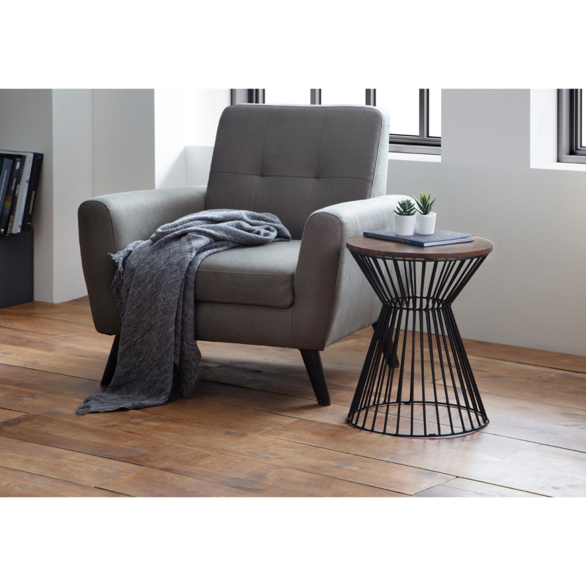 Jersey Wire Lamp Table - Euro Oak – image 9