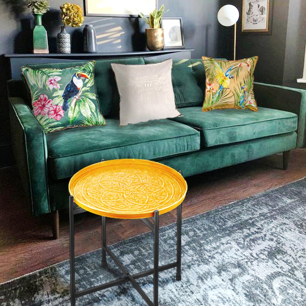 The Mia Duggal Series Side Table - Mustard Yellow – image 2