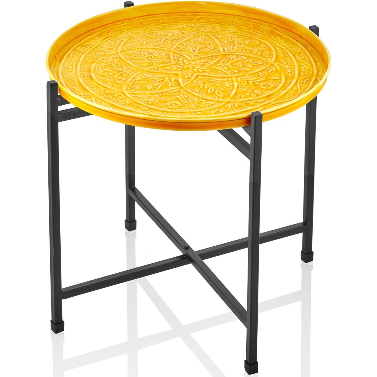 The Mia Duggal Series Side Table - Mustard Yellow – image 3