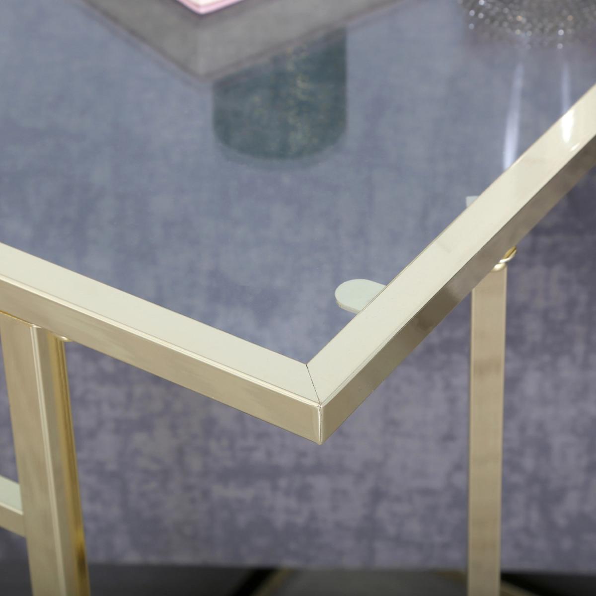 Abby Side Sofa Table - Gold – image 2