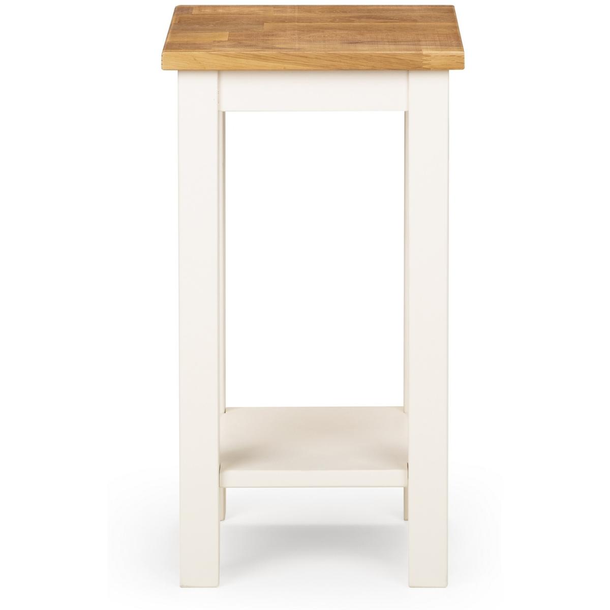 Coxmoor Tall Narrow Side Table - Ivory and Oak – image 2