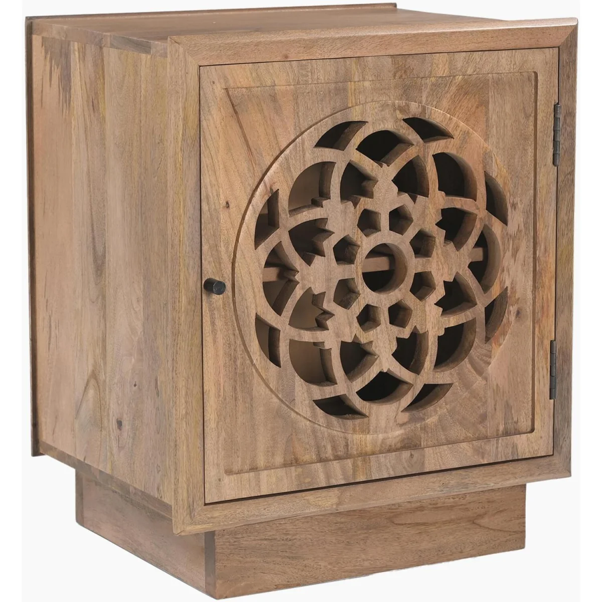 Wharton Square Walnut Wood Decorative Side Table - Walnut – image 3