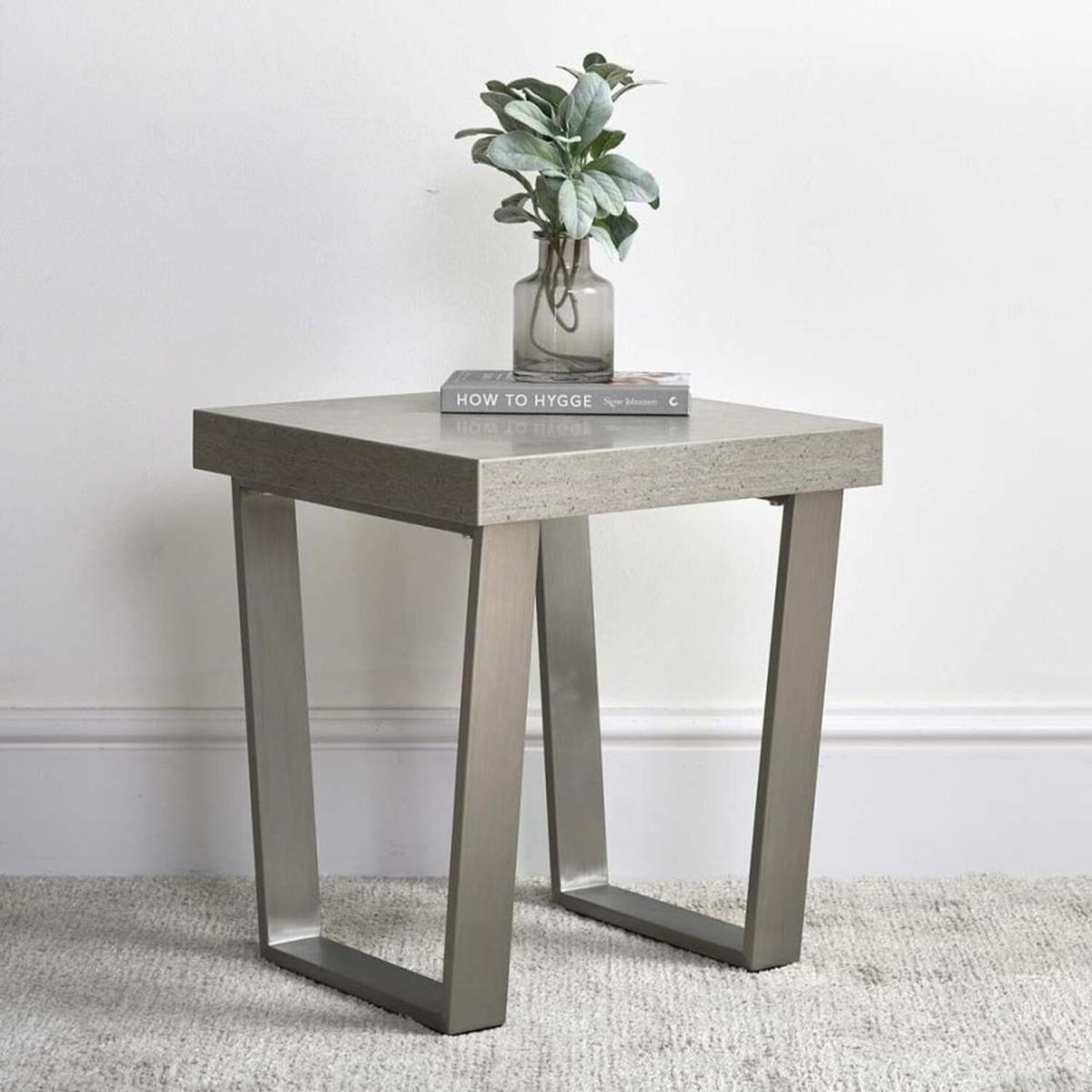 Phoenix Lamp Table - Grey – image 1
