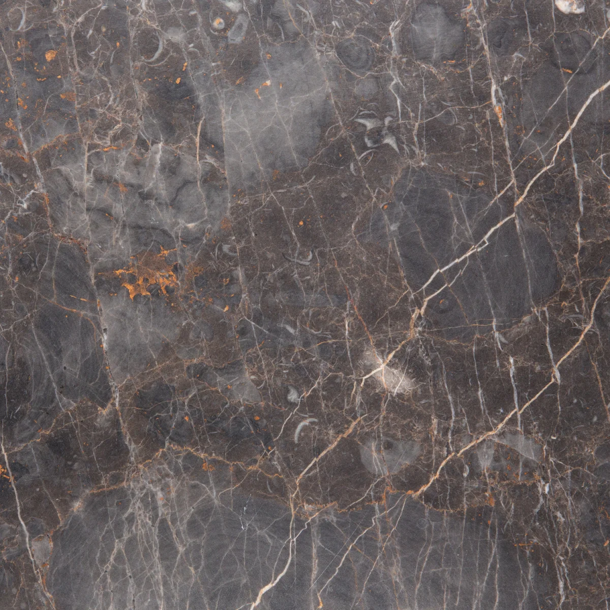 Naxos Round Side Table In Marron Marble - Marron Marble – image 4