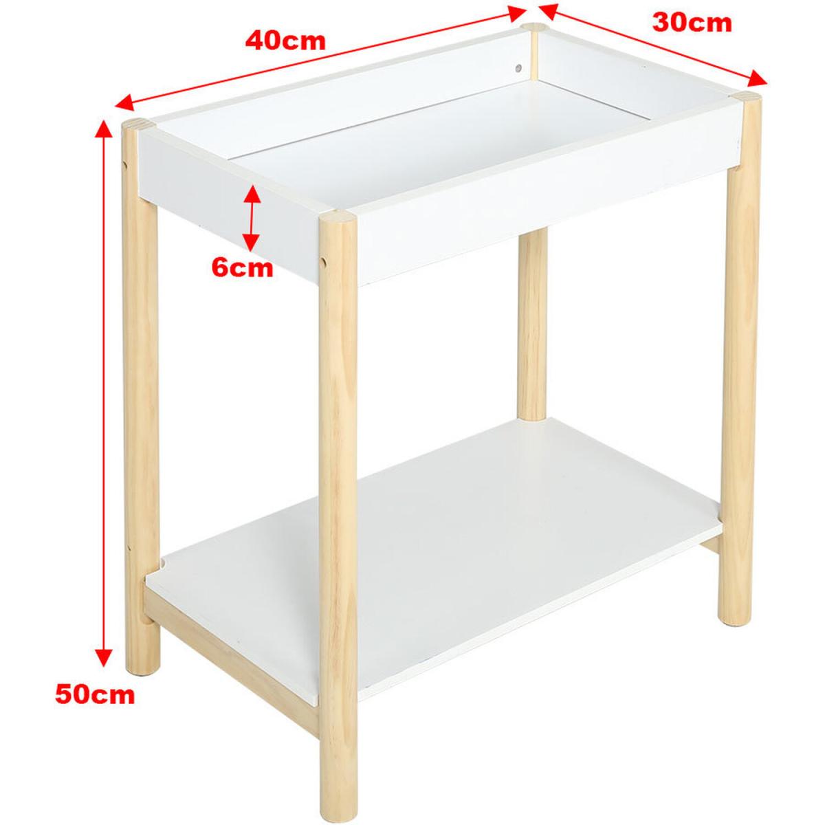 Rectangle Side Table   - White – image 3