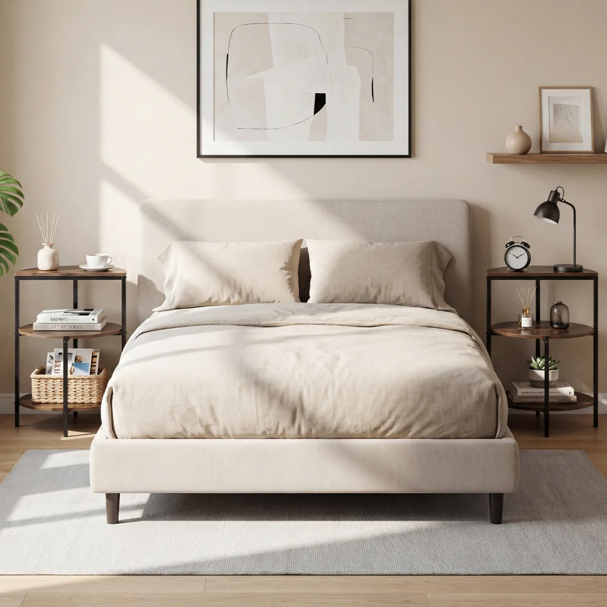 3-Tier Industrial End Table – image 2