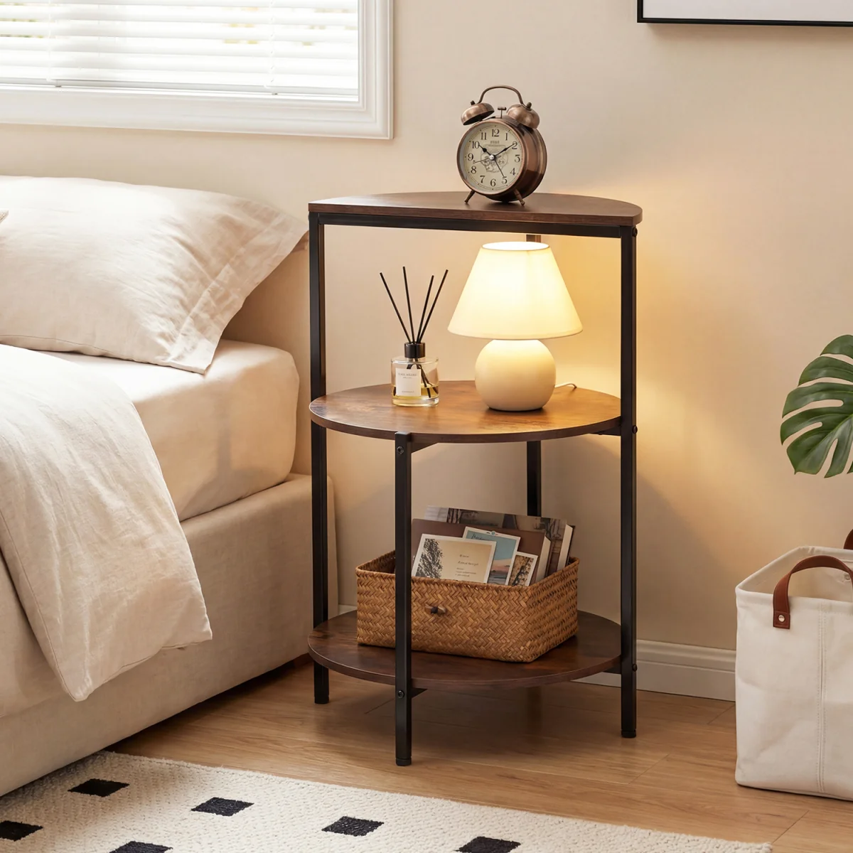 3-Tier Industrial End Table – image 6