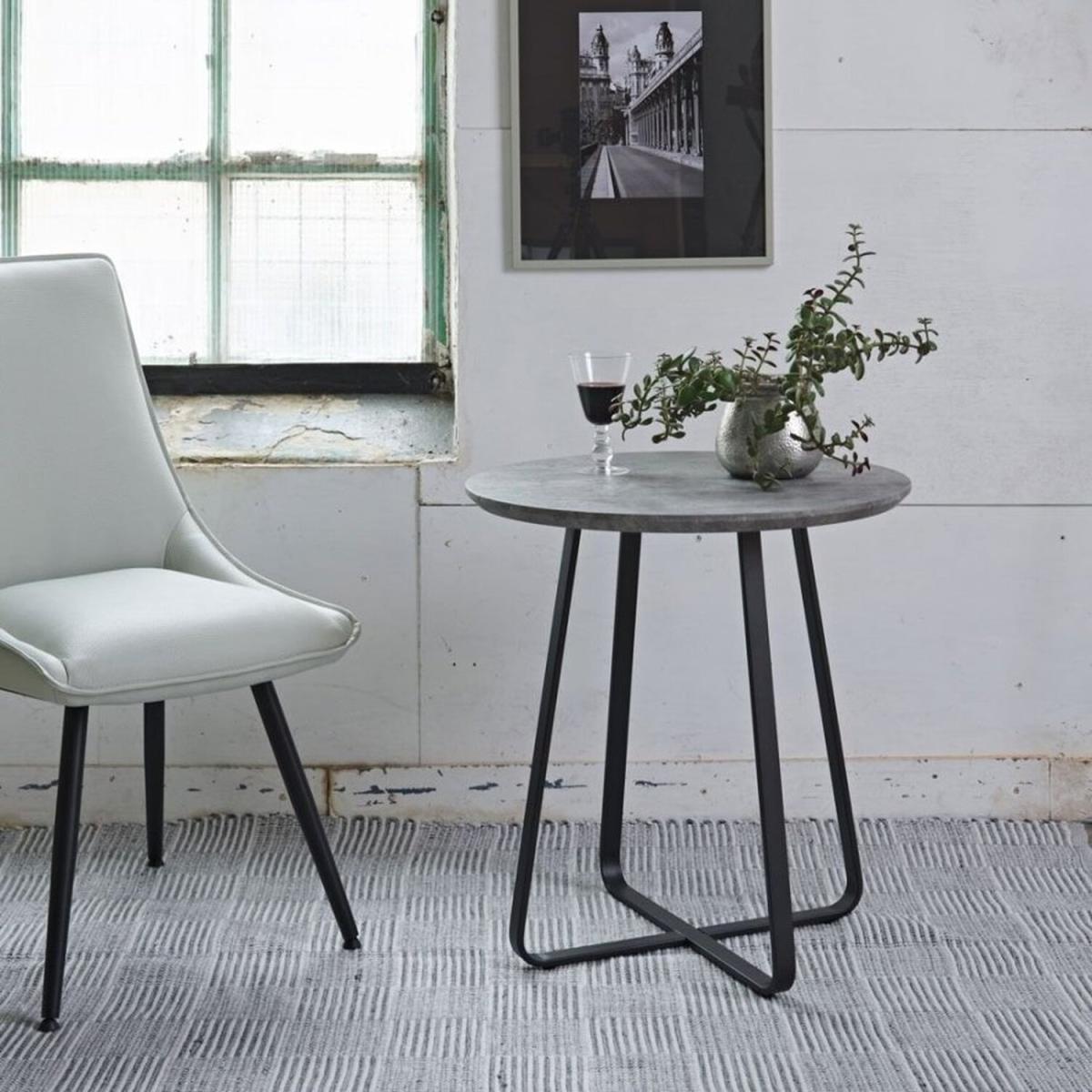 Rocca Round Wine Table - Grey