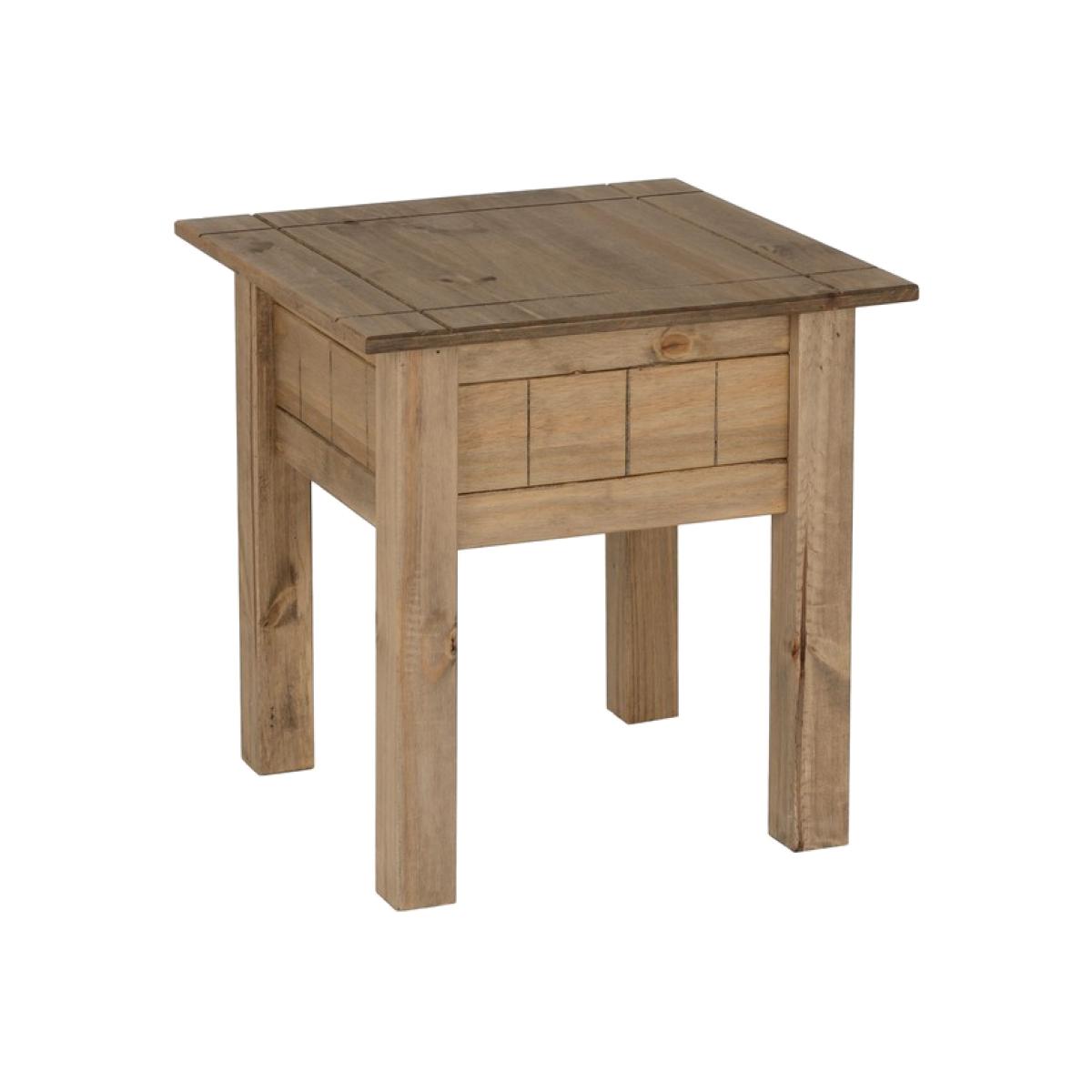 Panama Lamp Table - Natural Wax