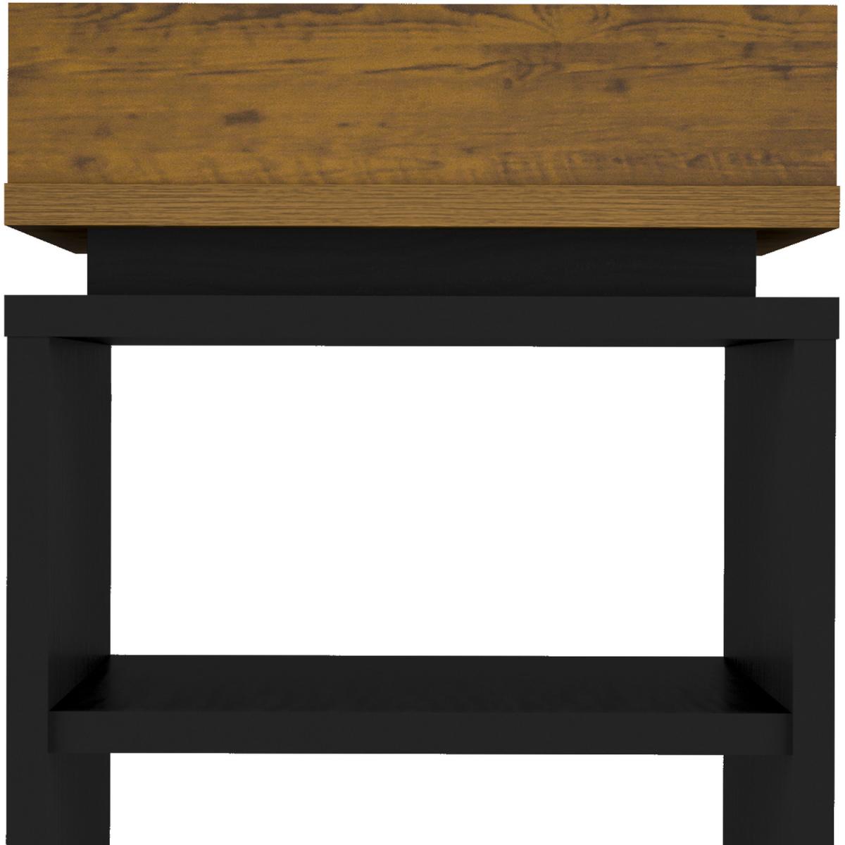 Naples Storage Side Table - Black Pine Effect - Black Pine – image 6