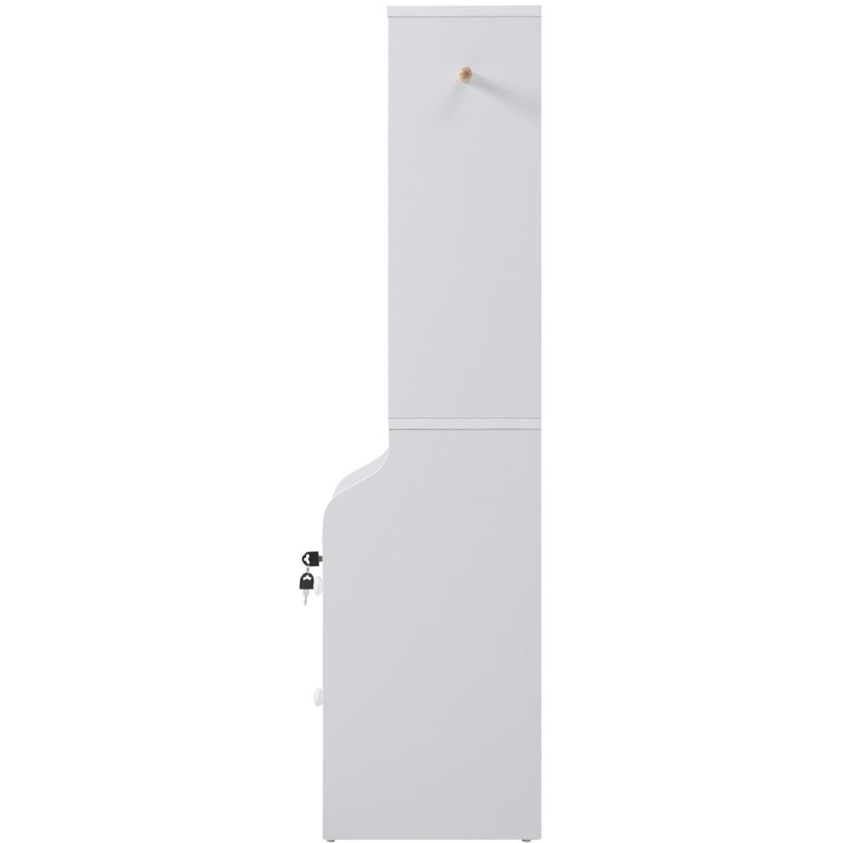 Side Table for Small Spaces - White / 37cm / 142cm – image 12