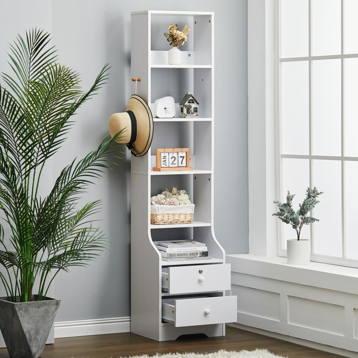 Side Table for Small Spaces - White / 37cm / 142cm – image 14