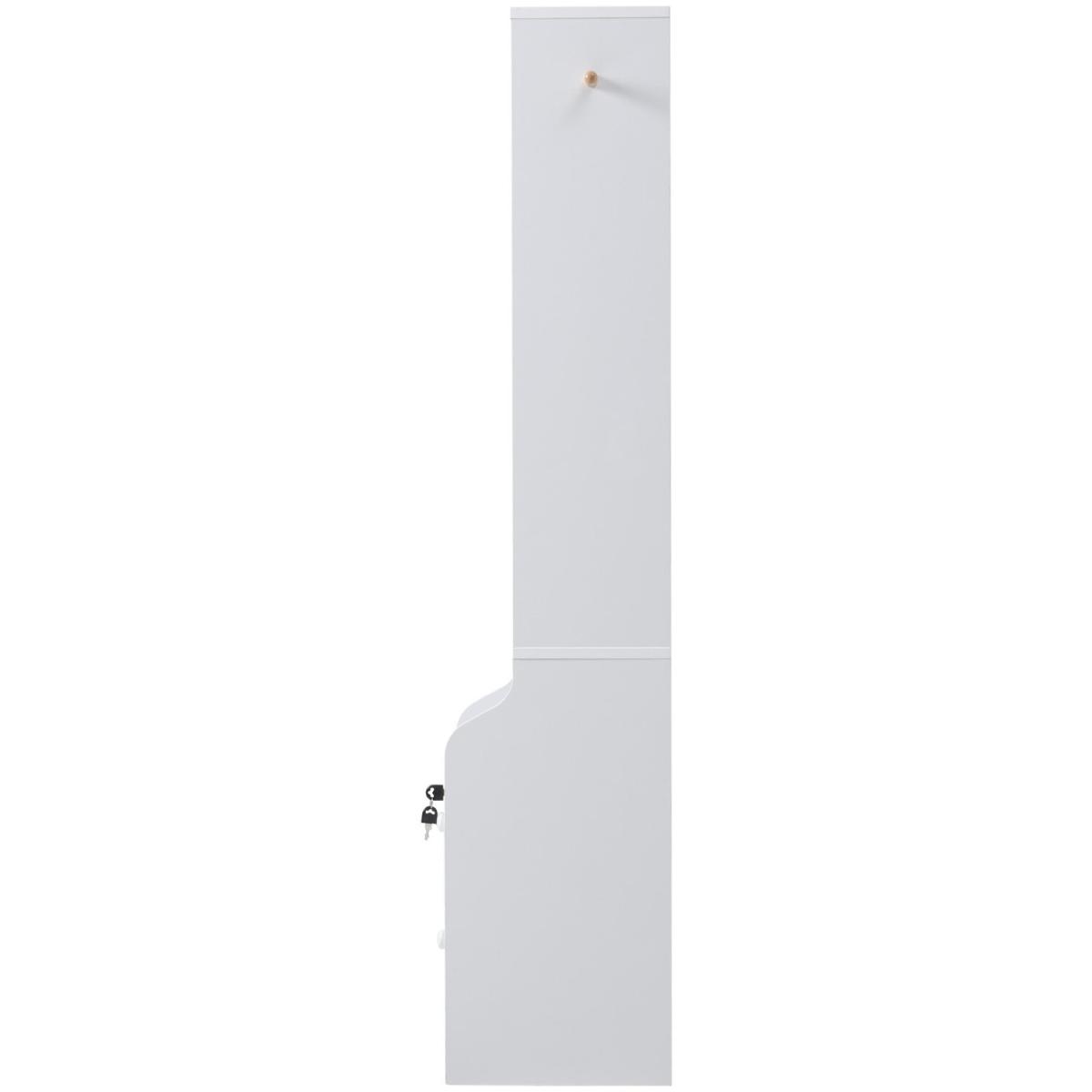 Side Table for Small Spaces - White / 37cm / 142cm – image 5