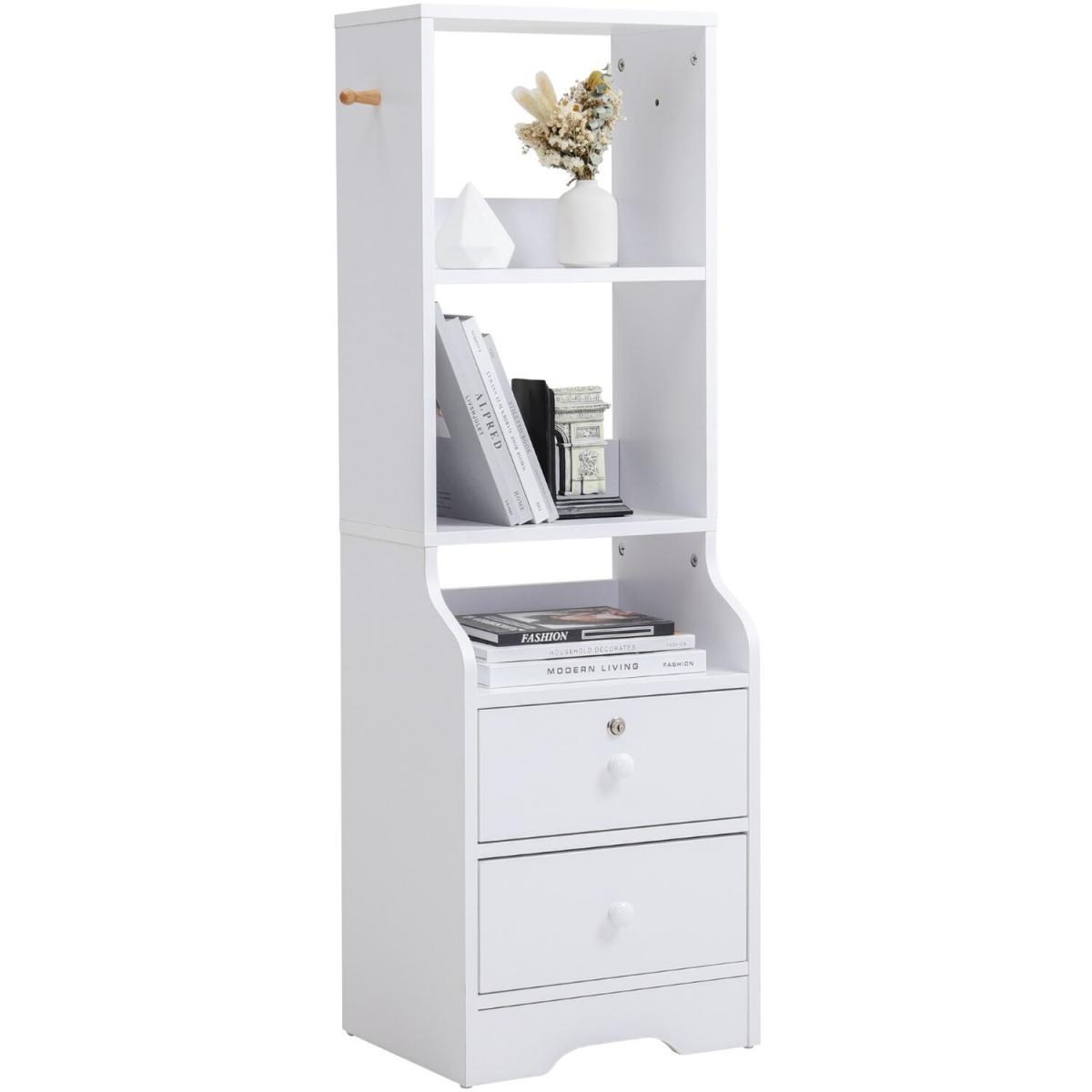 Side Table for Small Spaces - White / 37cm / 142cm – image 8