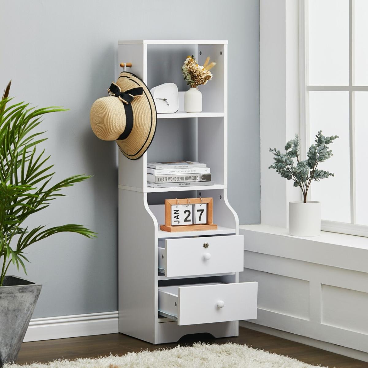 Side Table for Small Spaces - White / 37cm / 142cm – image 10