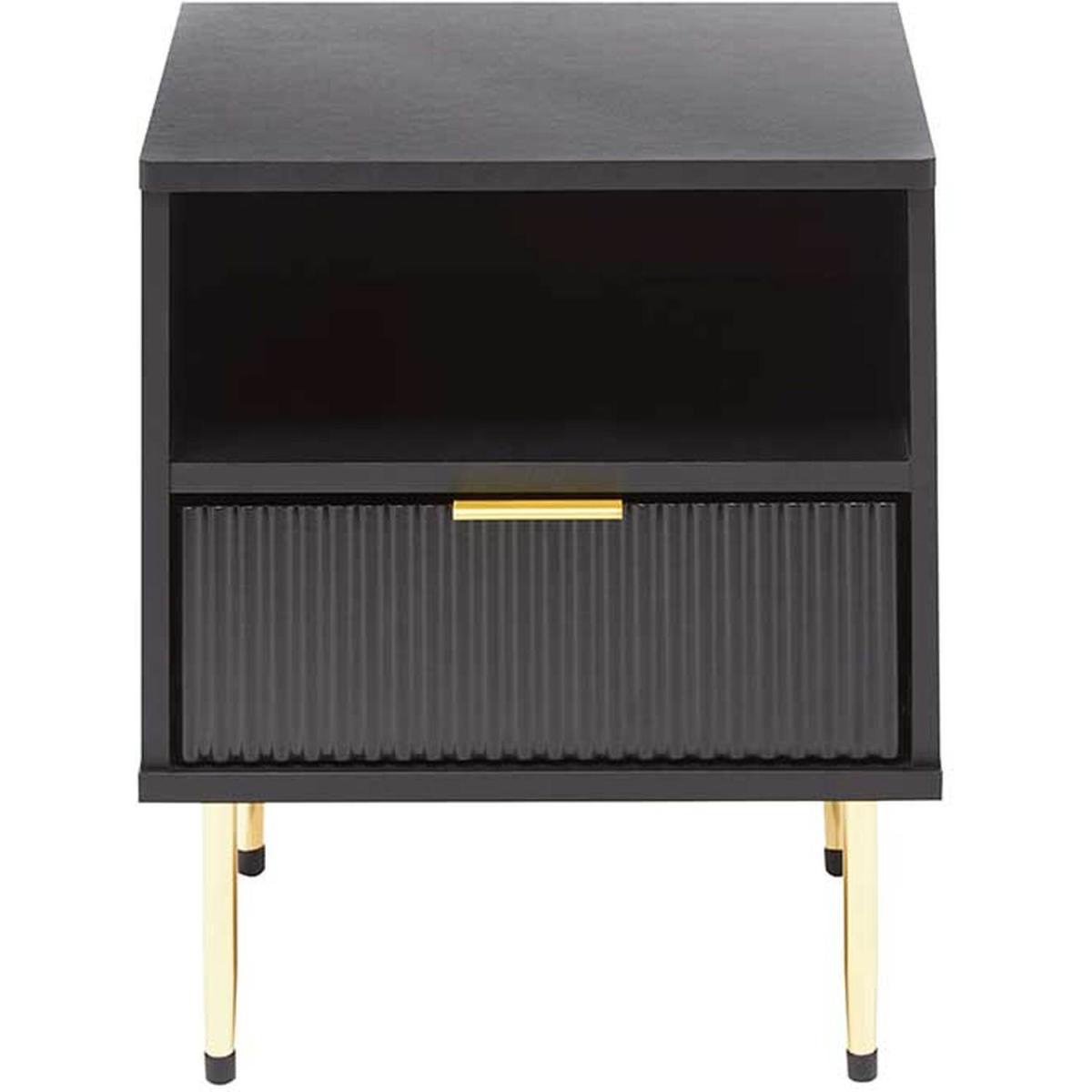 Black and Gold Side Table - Black – image 4