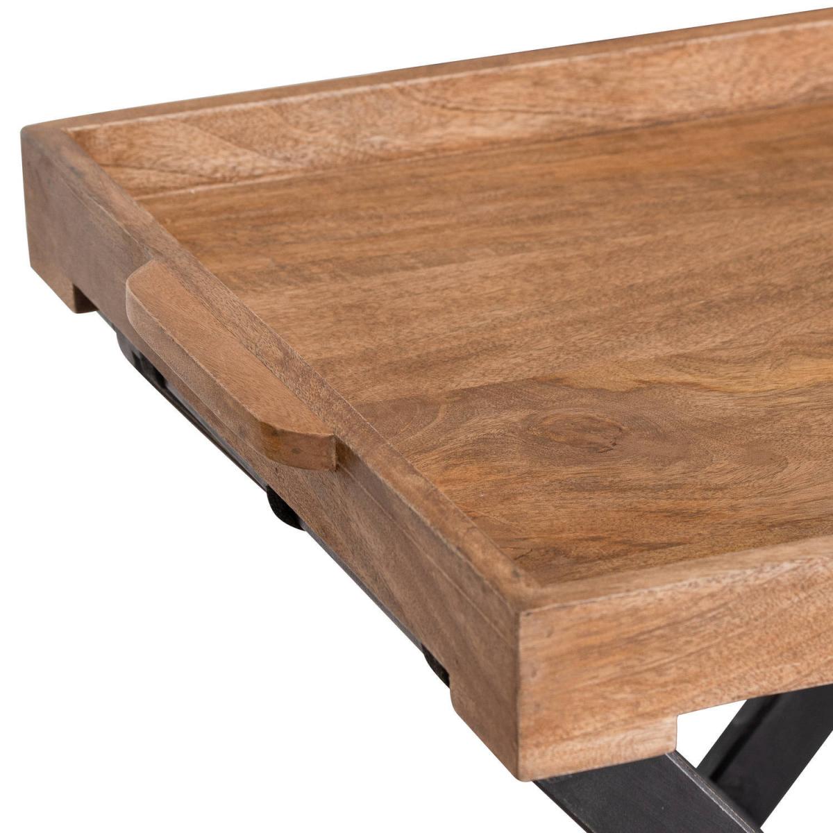 Nordic Collection Large Butler Table Functional Furniture - Brown – image 2
