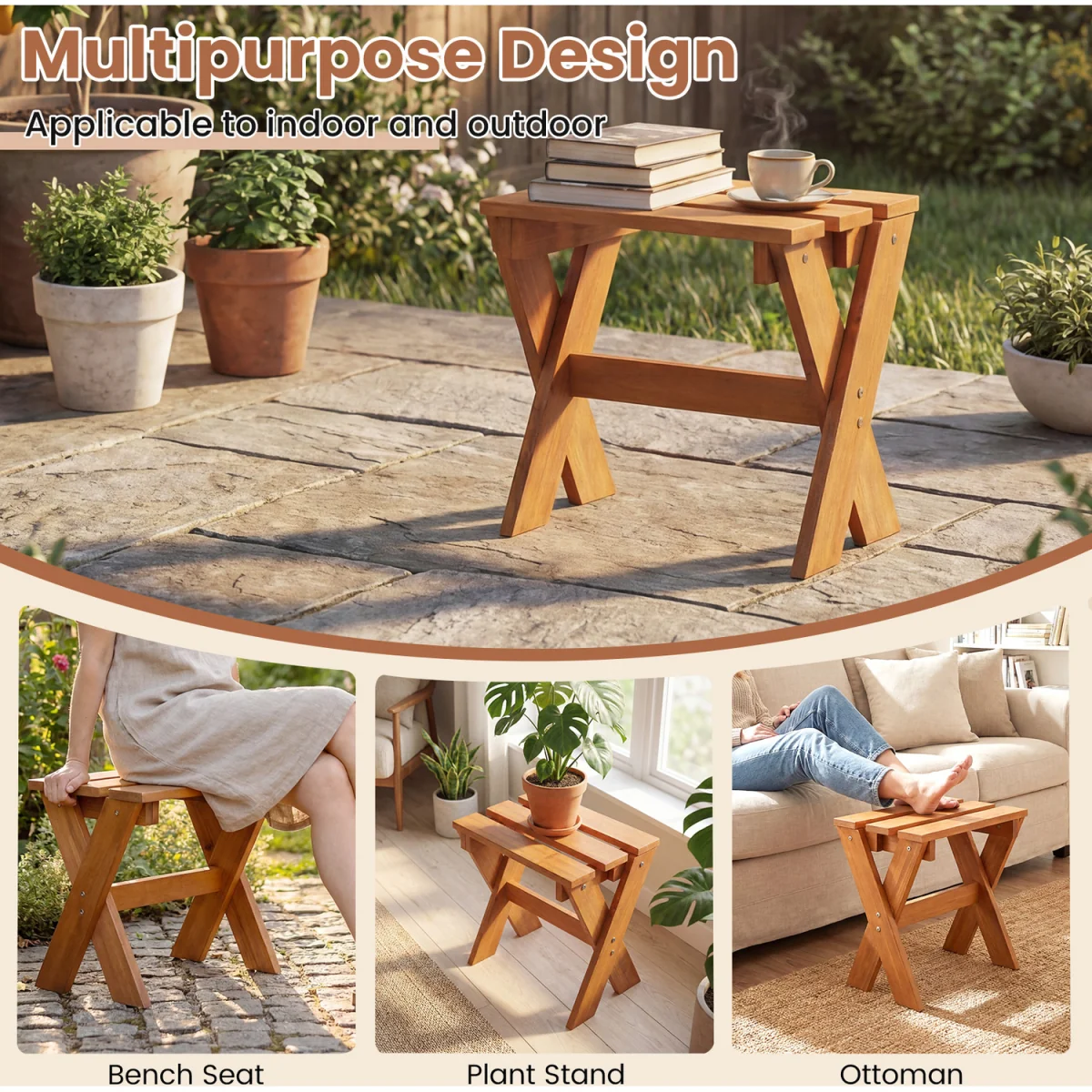 Accent End Table - Orange – image 4