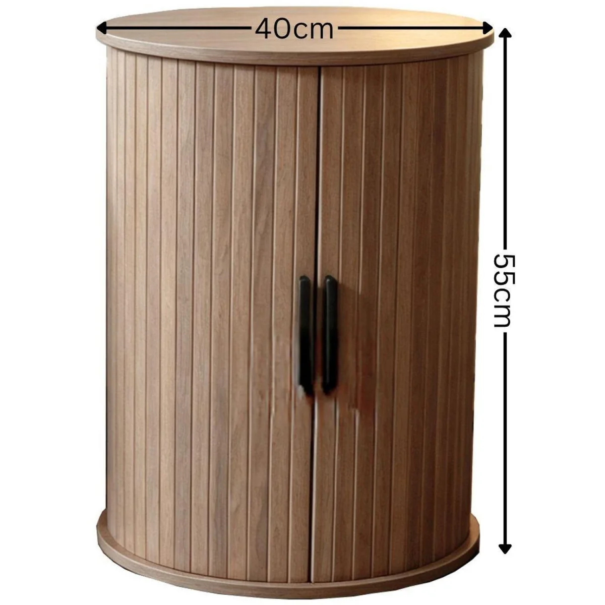 Grova Tall Side Table - Walnut effect – image 6