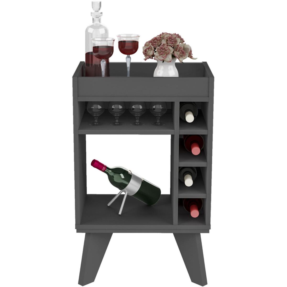 Naples Mini Bar Side Table  - Grey – image 3