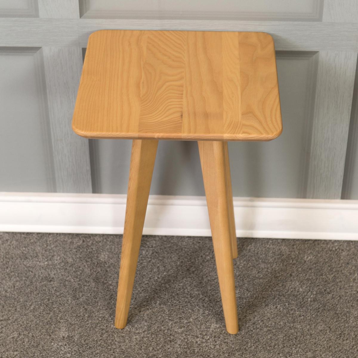 Round Side Table Set of Two - Light Oak / 38cm – image 2