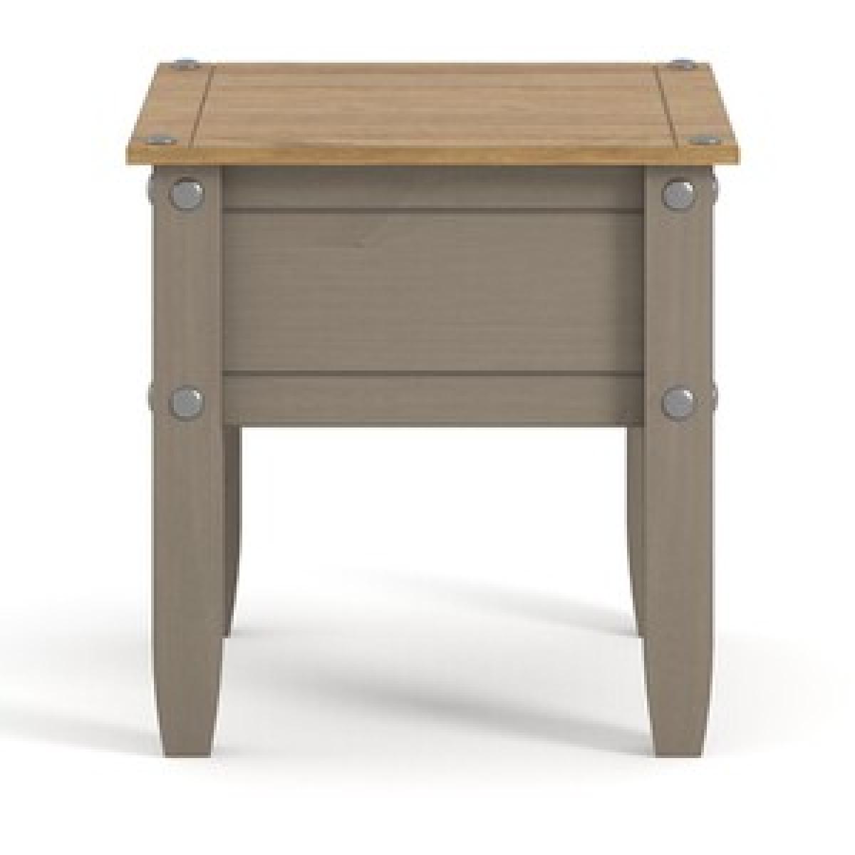 Corona Grey Washed Lamp Table - Grey wash – image 6